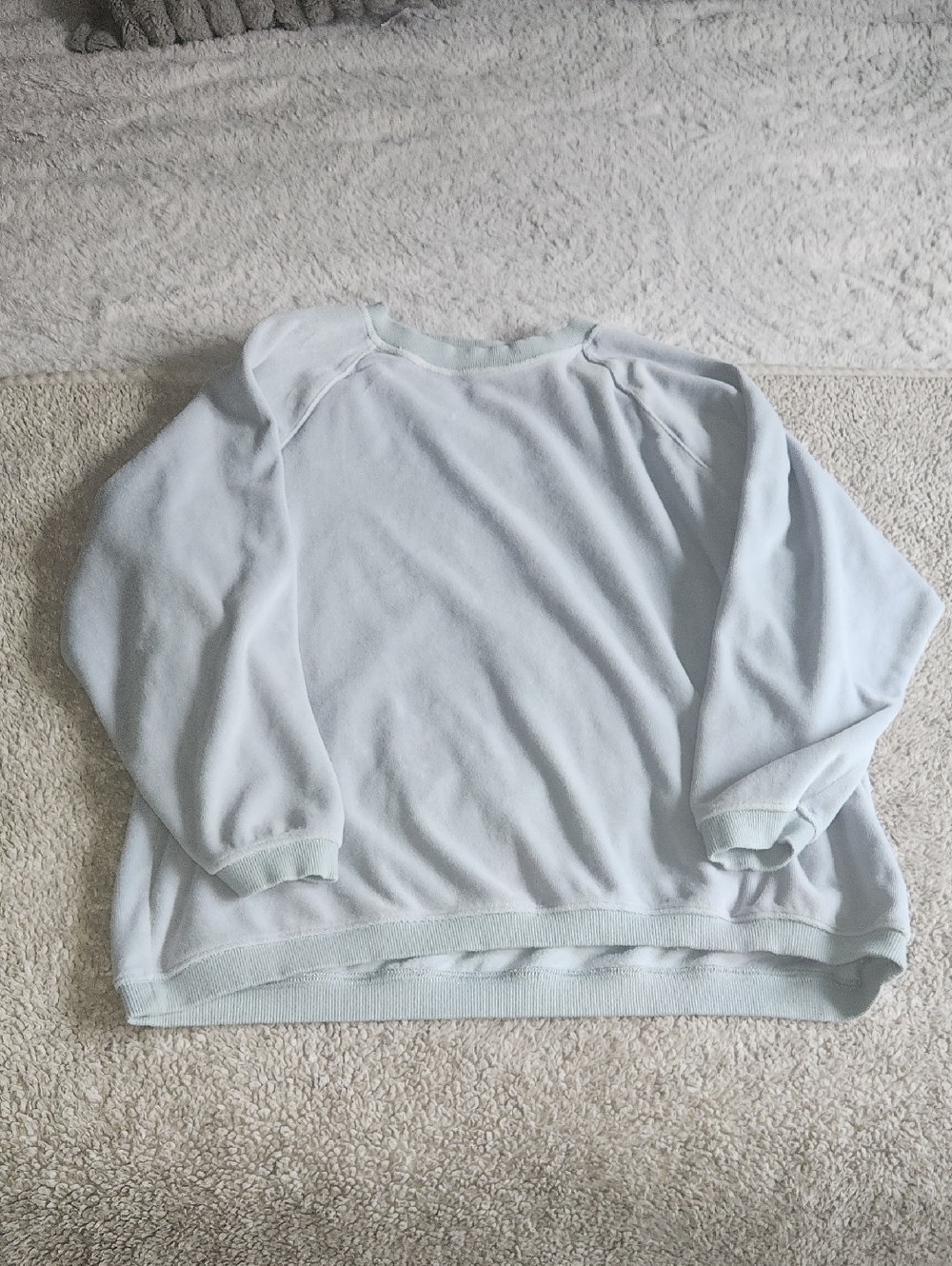 Aerie light Blue Women’s Crewneck Oversized Sweatshirt